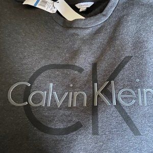 Men XL Calvin Klein Gray Sweat Shirt